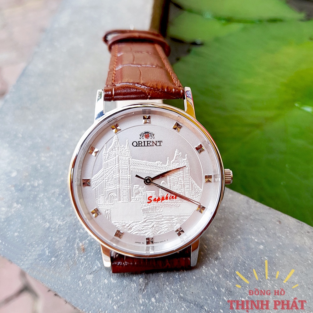 Đồng Hồ Nam Dây Da Thời Trang O.rient Pin Case 40mm Về Đủ Màu