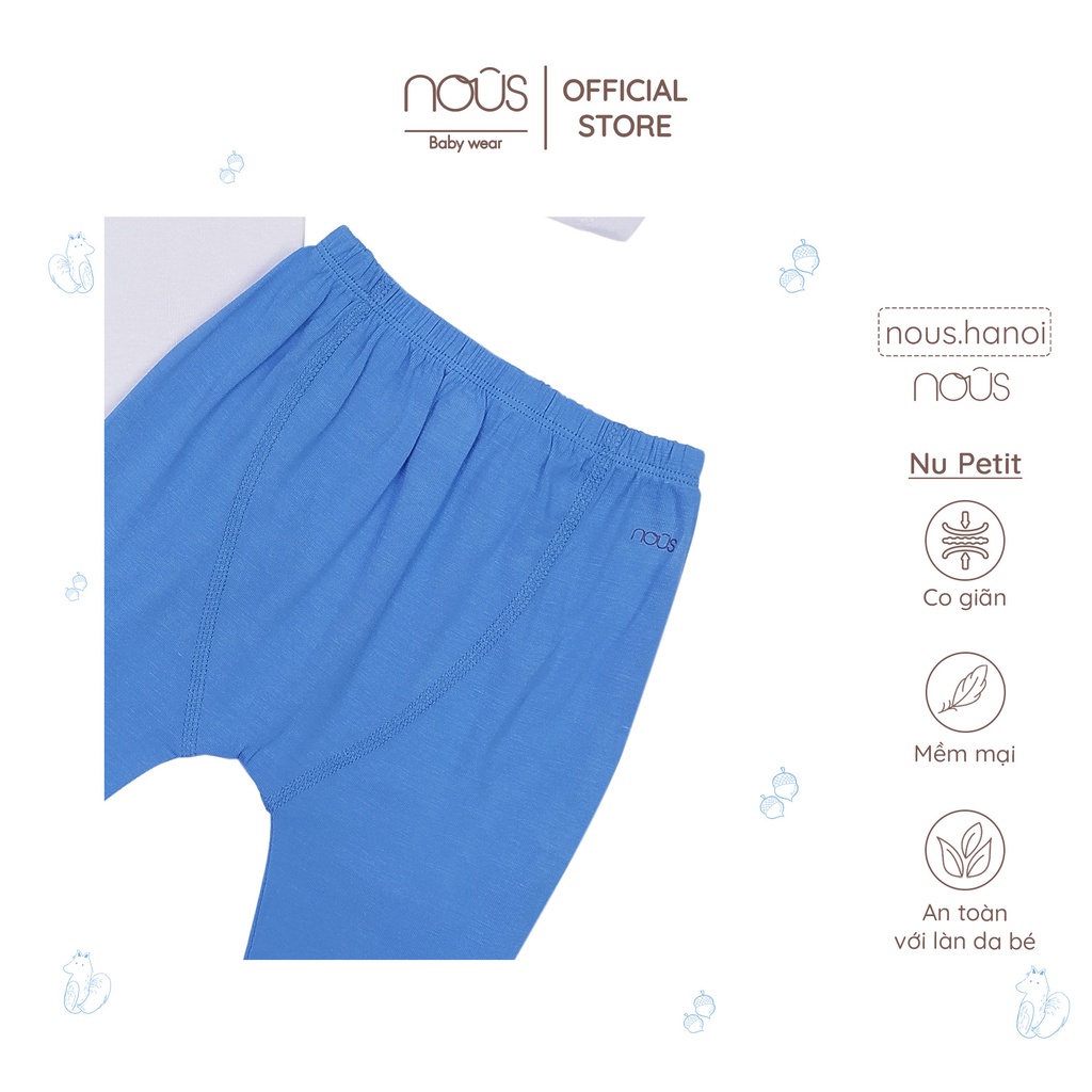 Bộ cài thẳng dài tay Nous Petut cho bé