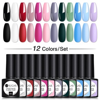 Set 12 lọ gel sơn móng tay UR SUGAR nhiều màu sắc chuyên dụng dung tích 7.5ml