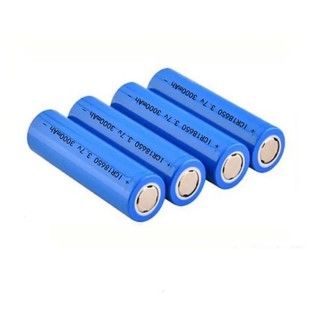 Pin sạc 18650 3.7v-4.2v 2800mah màu xanh dương