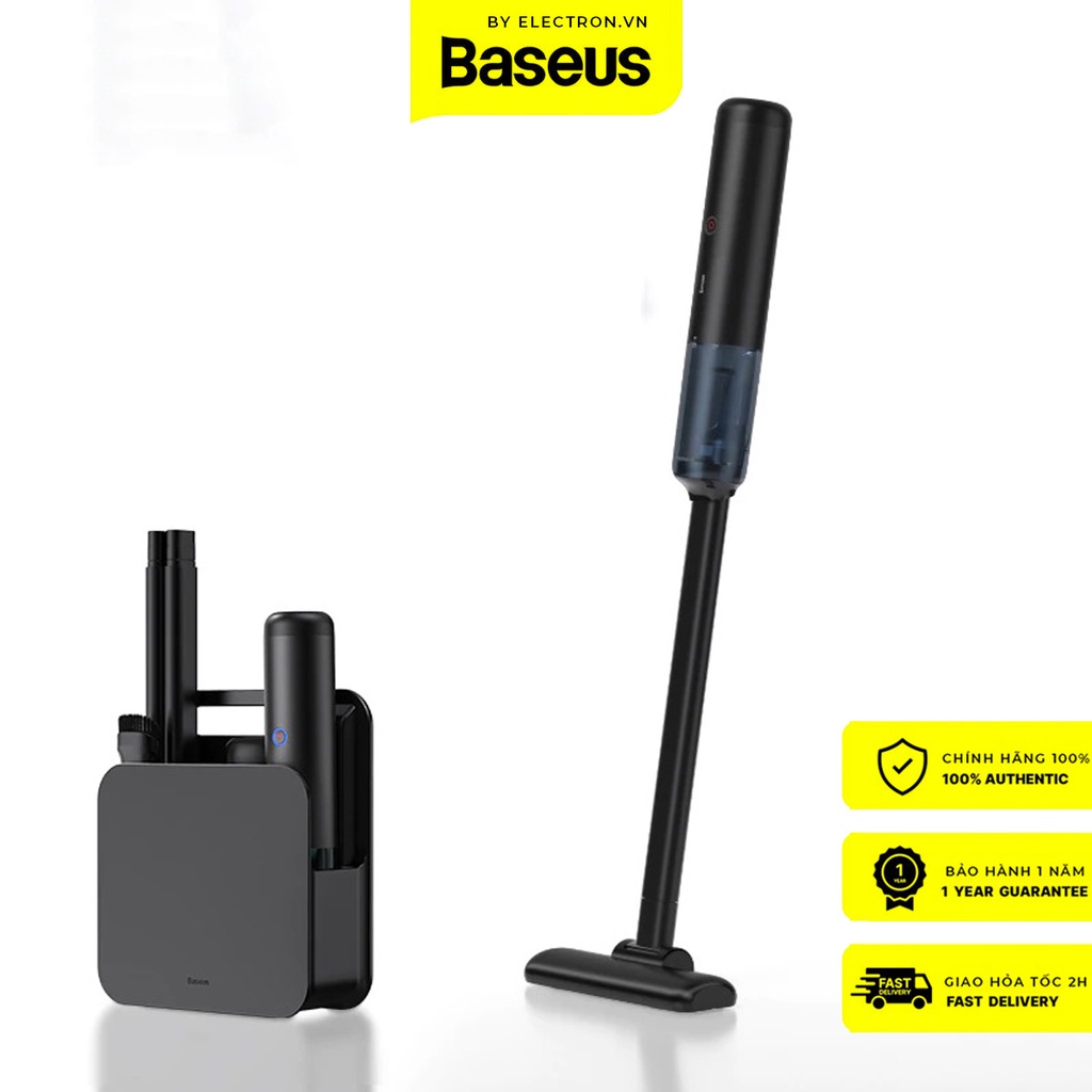 Máy hút bụi Mini cầm tay Baseus H5 Home/Car Use Vacuum Cleaner (110W/ 16000Pa, 10.000mAh, 25m using time)