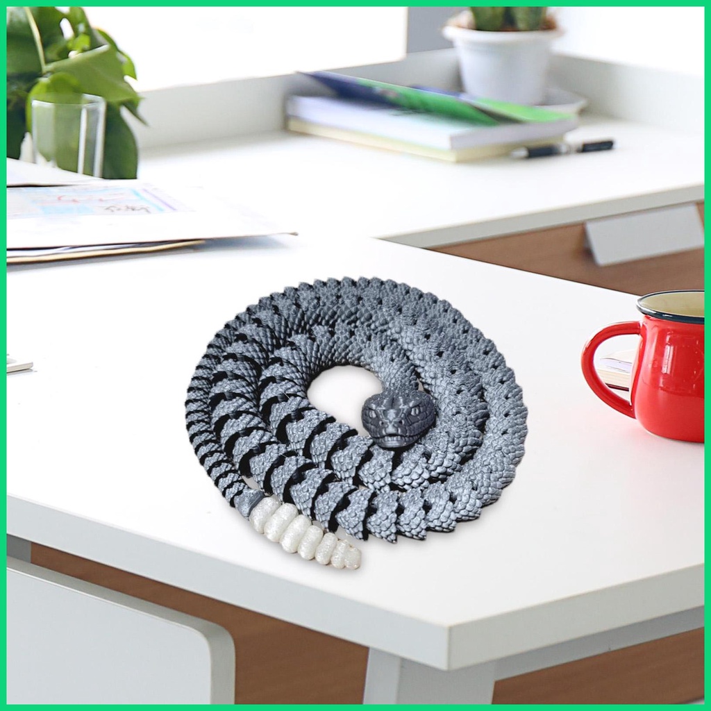 Rắn Giả 3D Sống Động Dùng Trang Trí Tiệc