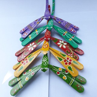 Chuồn tre Set 110 pcs Painted Bamboo Dragonfly 4.7” 12cm