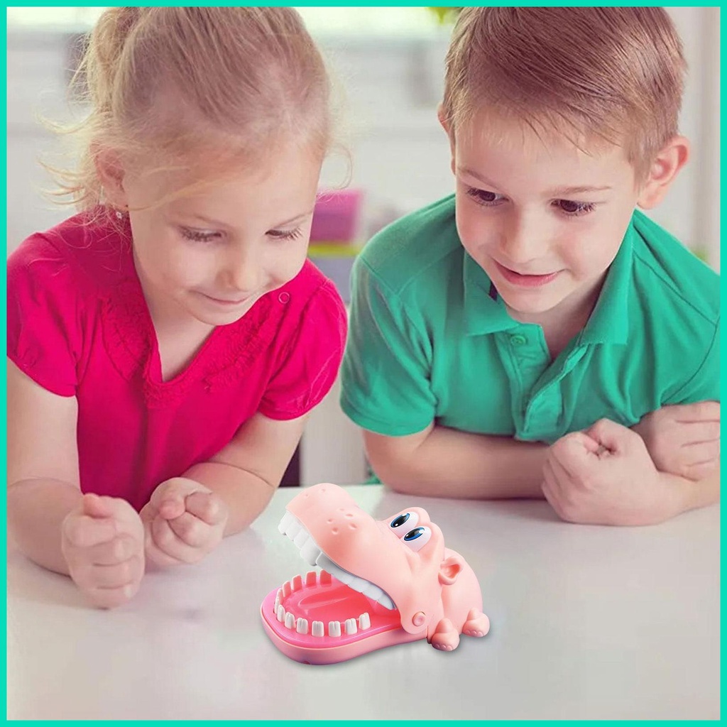 Đồ Chơi Hà Mã Cắn Ngón Tay Vui Nhộn Cho Bé