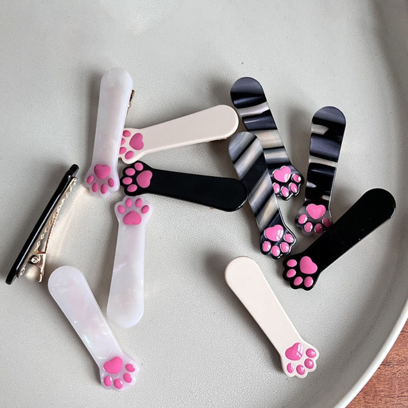 Kẹp Tóc Hình Chân Mèo Hoạt Hình Dễ Thương Y2K