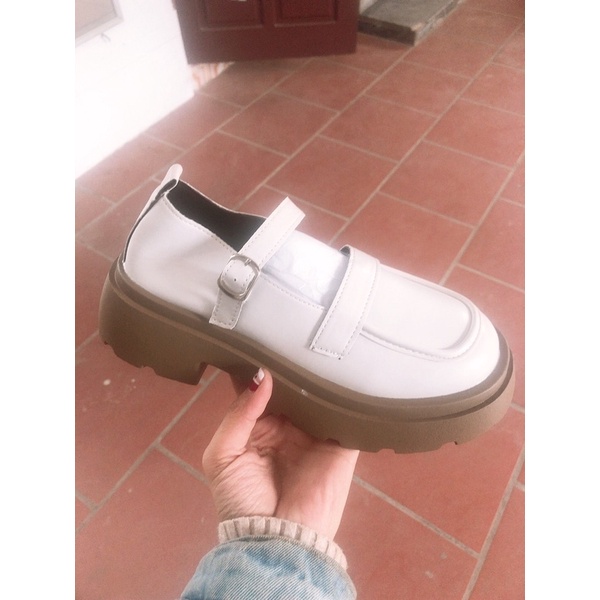 [Giá hủy diệt] GIÀY ĐỐC NỮ QUAI NGANG CHẤT DA MỀM ĐẾ CAO ÊM CHÂN SIÊU XINH