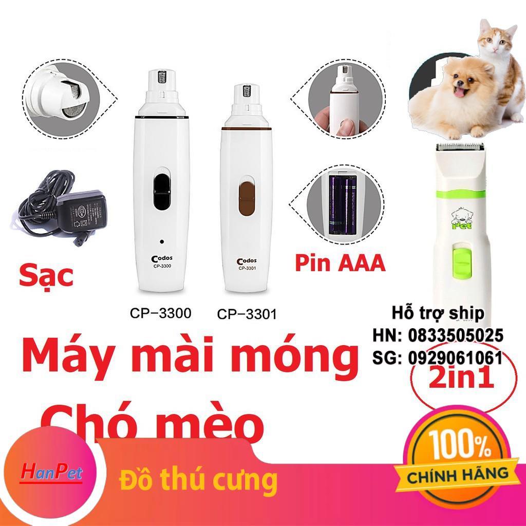 Hanpet.GV- (BH 6 tháng) Máy mài móng thú cưng codos (3 loại) CP 3301 C