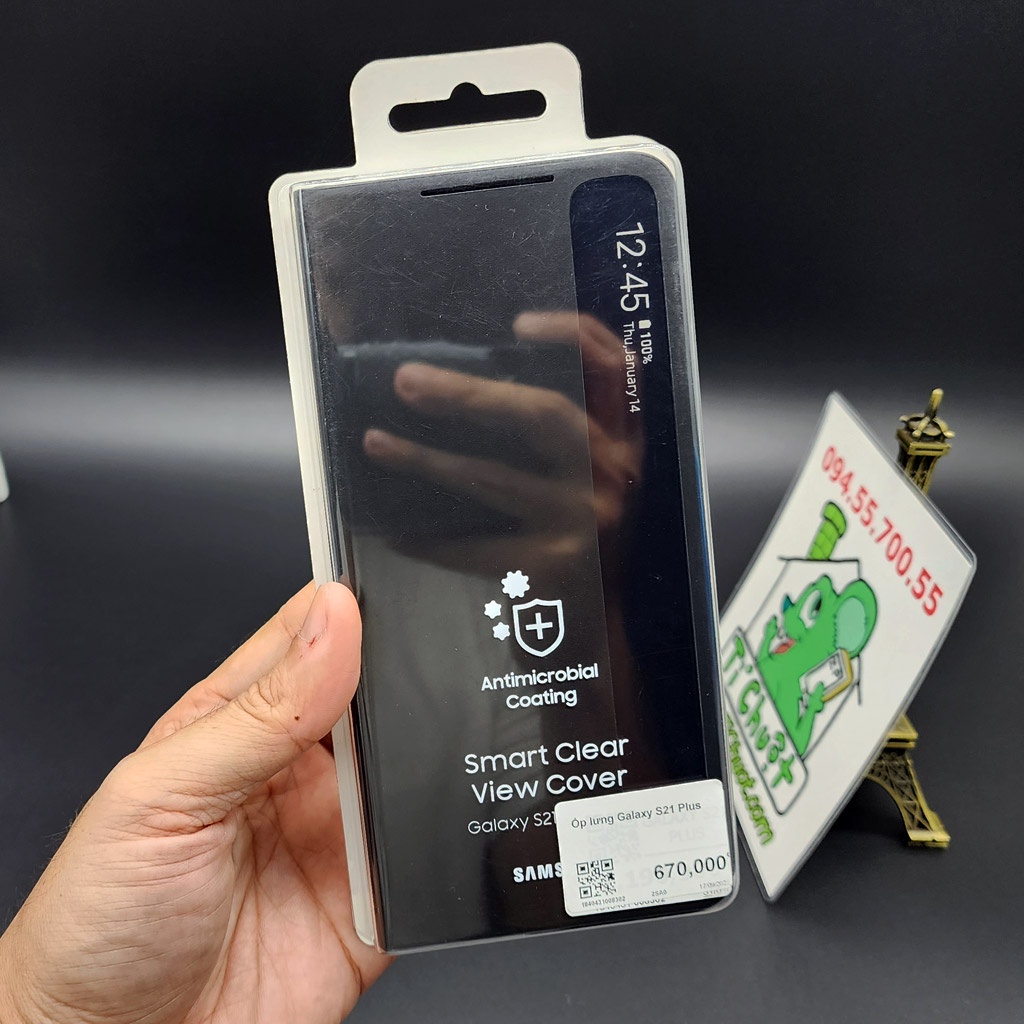 [Chính Hãng-Ảnh Thật] Bao Da Clear View Cover Samsung S21/ S21 PLUS/ S21 ULTRA ZIN
