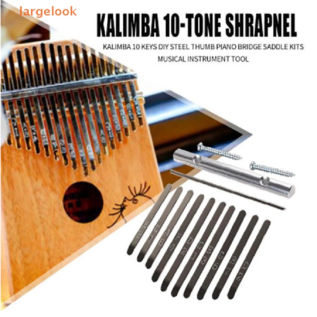 Cầu Đàn Kalimba 10 Phím Bằng Thép Thay Thế DIY