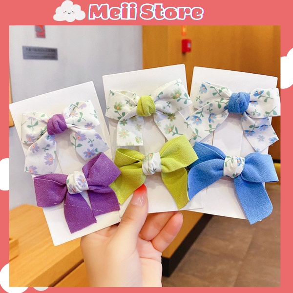 Nơ kẹp tóc tiểu thư siêu xinh cho bé  - Meiistore.hn