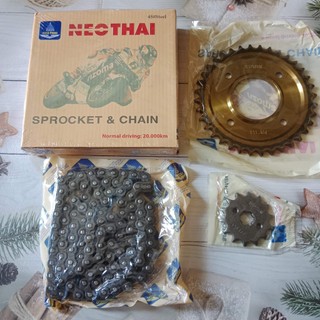 Nhông sên đĩa wave a 110 , wave blade , wave s 110 , rsx 110 neothai cao cấp / nhông xích blade , wave a 110
