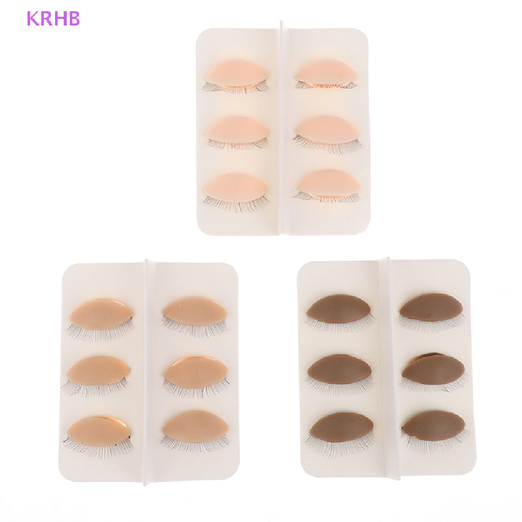 Miếng Silicon Thực Hành Nối Mi Giả KRHB Mới