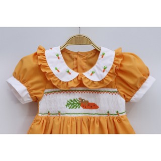 ĐẦM SMOCK CÀ RỐT