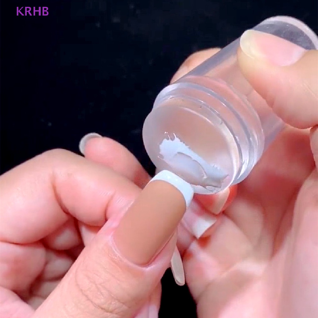 Krhb Dụng Cụ In Hình Móng Tay Bằng Silicon Dẻo Dễ Sử Dụng Mới