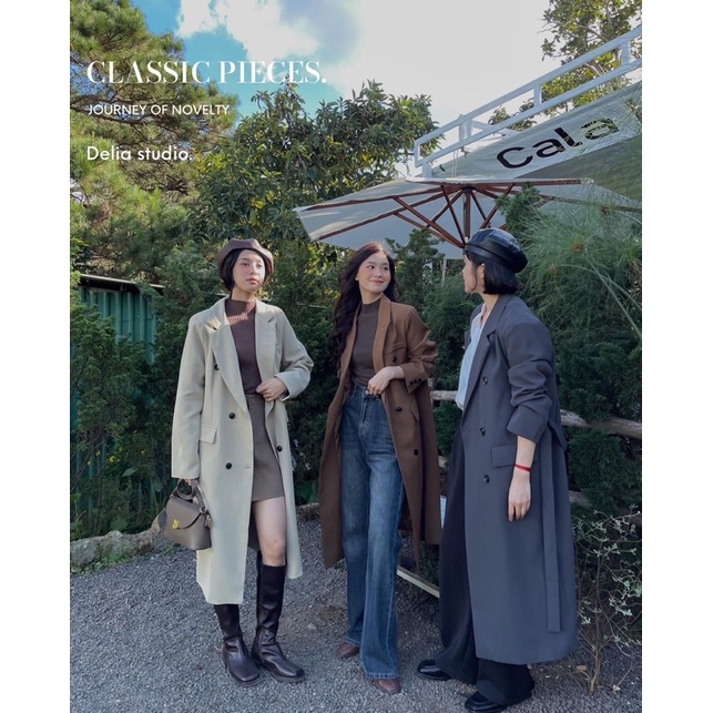 8876 ÁO BLAZER DÁNG DÀI 6 CÚC