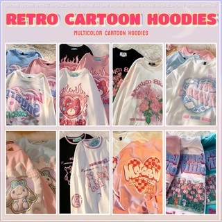 Warehouse Áo Hoodie Tay Dài Dáng Rộng Màu Xanh Sữa Phong Cách Nhật Bản Vintage Hong Kong Sang Trọng Cho Nữ
