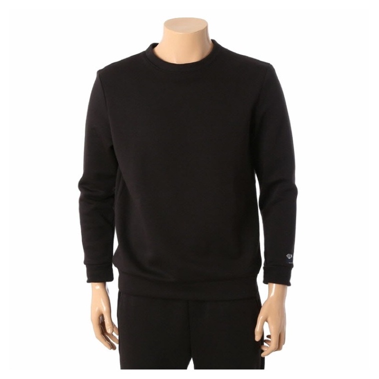 Áo Sweater Nỉ Lót Lông Cổ Tròn ELLE PARIS Hàng Xuất Hàn Xịn Cao Cấp Chất Siêu Mịn Đẹp Thu Đông Ấm Áp Đen Trơn
