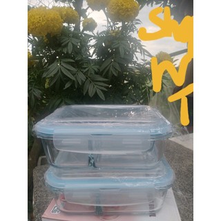 HỘP ĐỰNG CƠM THỦY TINH CHIA 3 NGĂN.