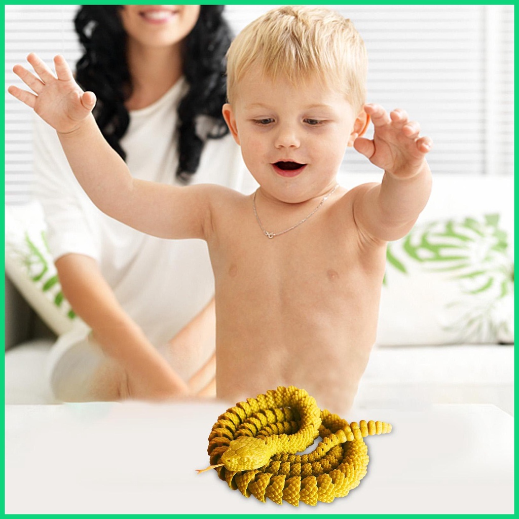 Rắn Giả 3D Sống Động Dùng Trang Trí Tiệc