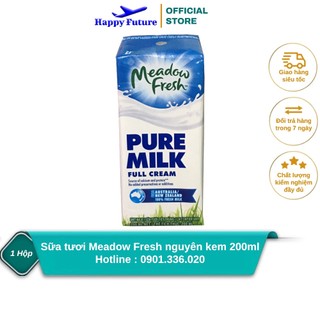 Sữa meadow fresh nguyên kem 200ml - nhập khẩu úc.