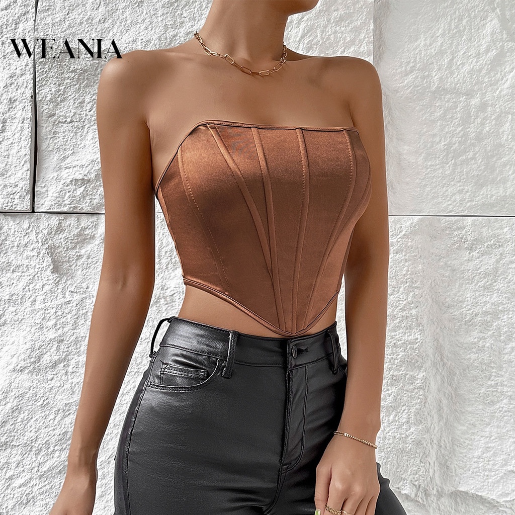 Weania Lady Must Have Áo Ống Ôm Dáng Hở Lưng Gợi Cảm