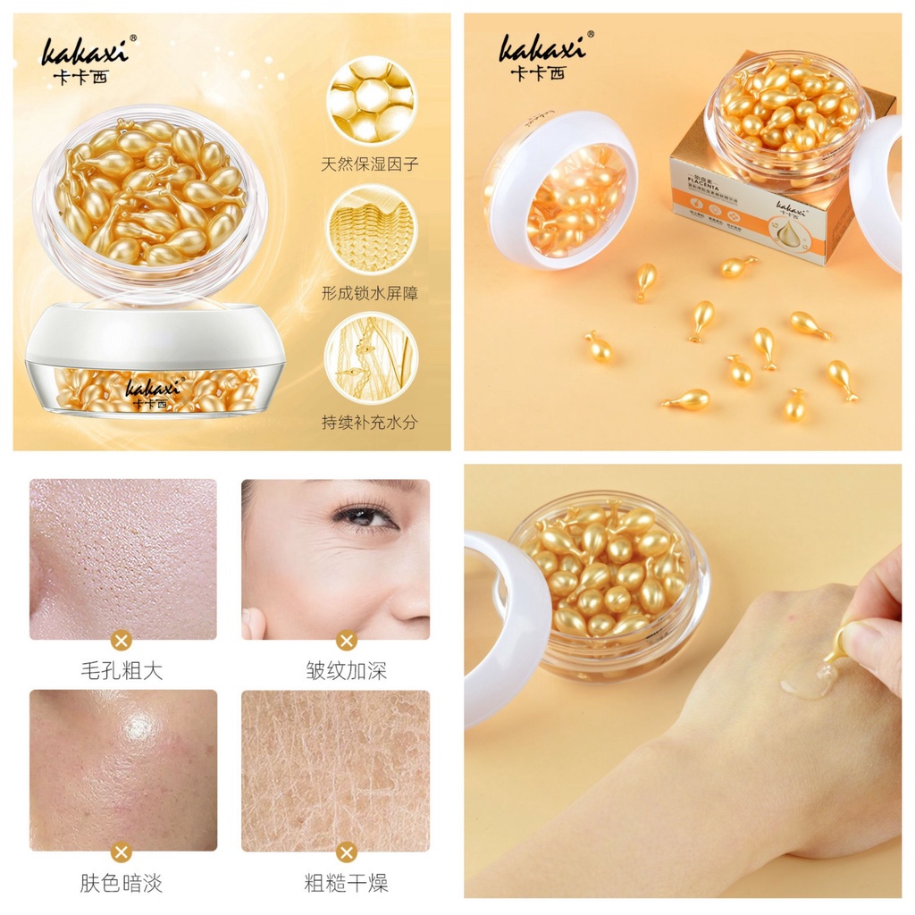 Viên serum dưỡng da Kakaxi hộp 30v siêu đẹp