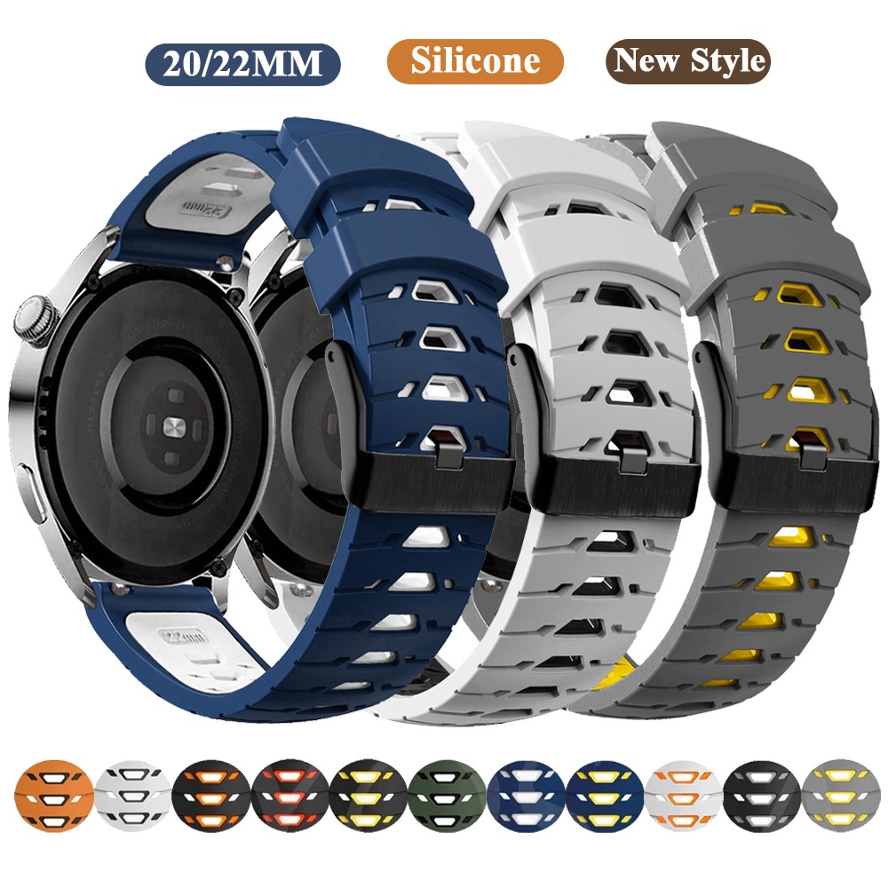 Dây Đeo Silicon 22mm 20mm Chống Nước Tháo Gỡ Nhanh Cho garmin forerunner 265 255 745 645 245 158 55 move