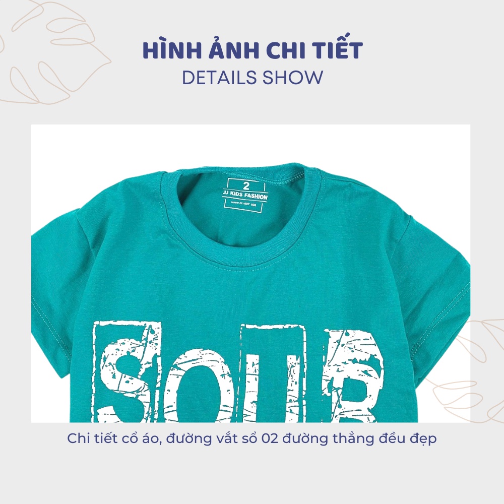 Đồ bộ bé trai thời trang cotton họa tiết dễ thương, thoáng mát [FREESHIP EXTRA] - JJ Kids Fashion