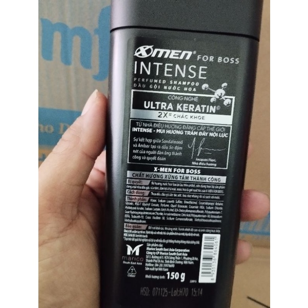 Dầu gội X-men For Boss chai 150g