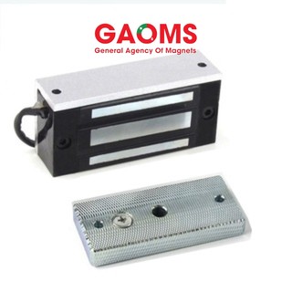 Khóa điện từ nam châm 24v gaoms, lực hút 60kg