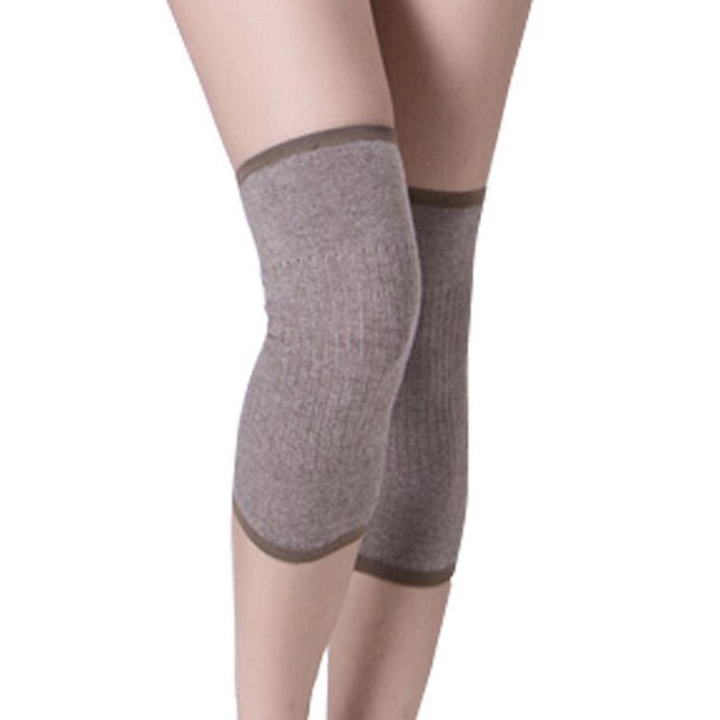 1 Cặp Đệm Đầu Gối Giữ Ấm Chống Trượt Bằng Vải Cashmere