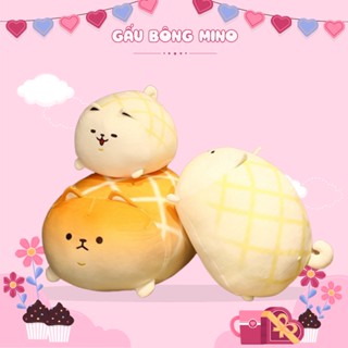  Gấu Bông Shiba inu Bánh Mì To Tròn Mềm Mịn Dễ Thương Cao Cấp MINO STORE TH52 