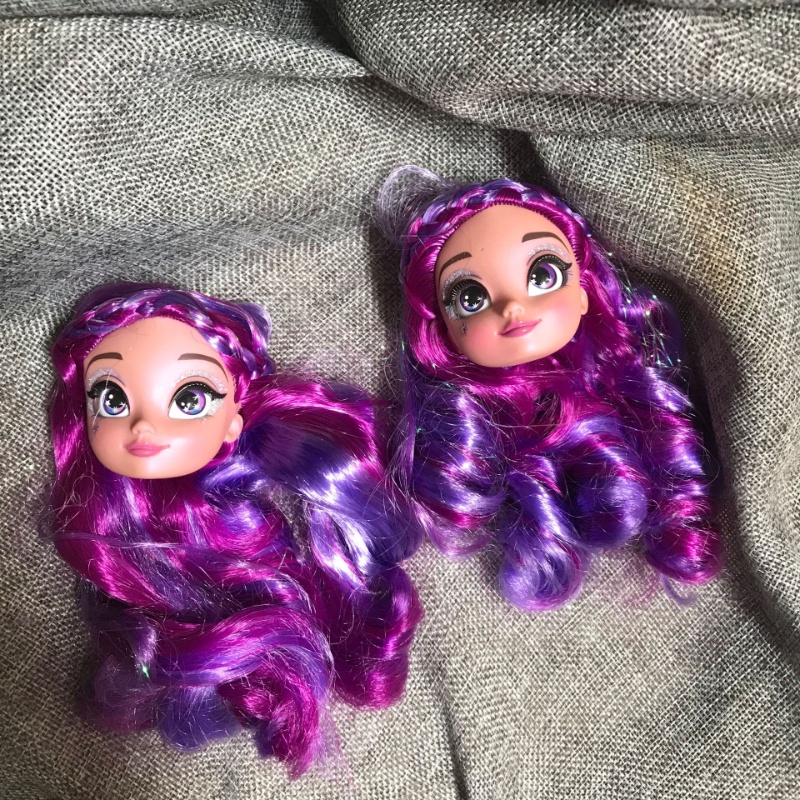 Mới Đầu Búp Bê bjd Tóc Tím 3d Tỉ Lệ 1 / 6