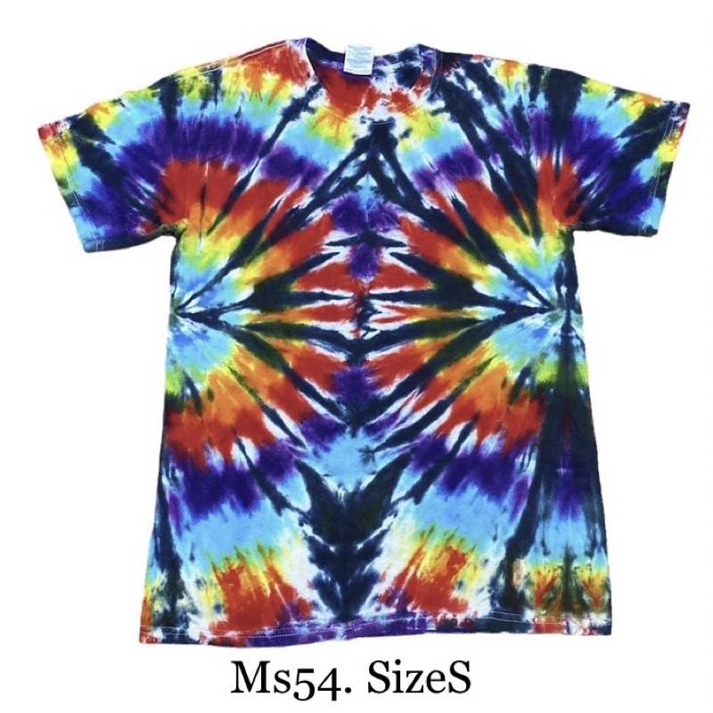 Áo thun thun loang tie dye cầu vòng p3