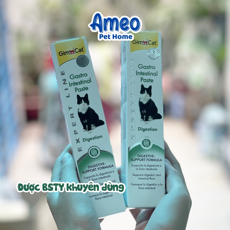 Gel GimCat hỗ trợ tiêu hoá cho mèo, gel dinh dưỡng GIM CAT Gastro Intestinal Paste
