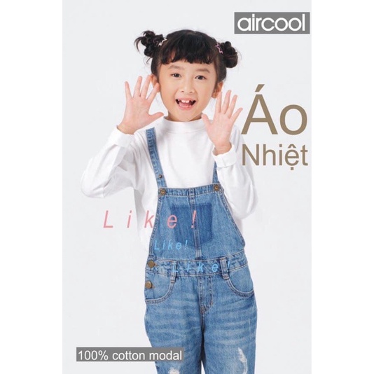 Áo giữ nhiệt aircool bé trai bé gái  full 55kg