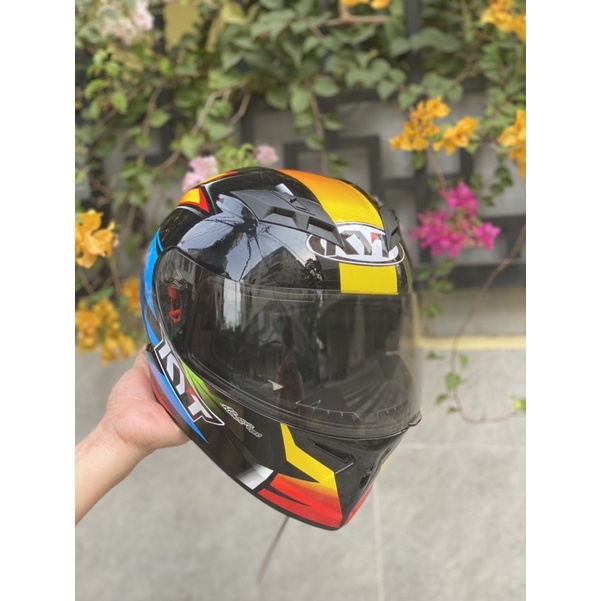 MŨ FULLFACE 2 KÍNH M266 Bản Dragon giới hạn lên logo KYT cực đẹp, Kèm túi đựng và BH 12 tháng