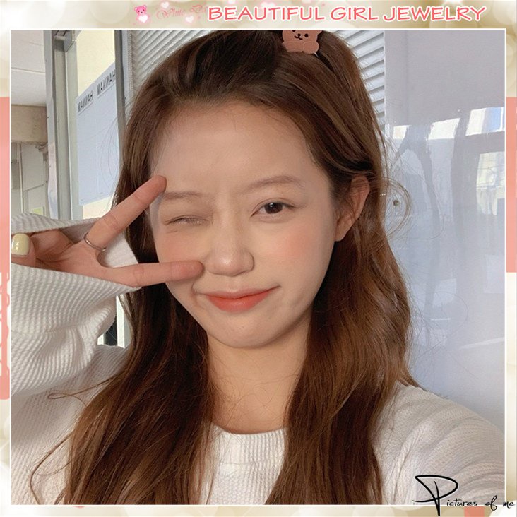 Kẹp Tóc Hình Gấu Dễ Thương Phong Cách Hàn Quốc Cho Nữ