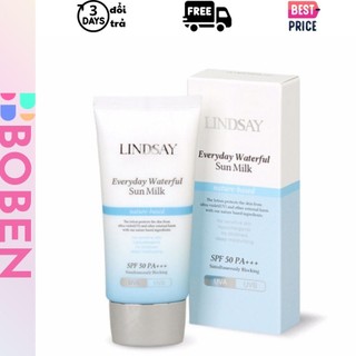 Kem chống nắng vật lý lindsay spf 50 pa+++ uva uvb