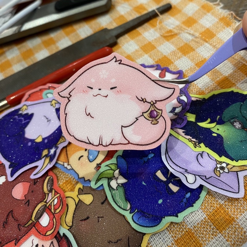 STICKER PACK GENSHIN IMPACT ZOO- Hình dán Genshin Impact