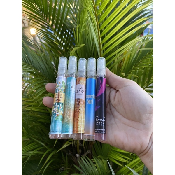 Xịt thơm toàn thân  set 5 ống 10ml siêu dễ thương,siêu thơm