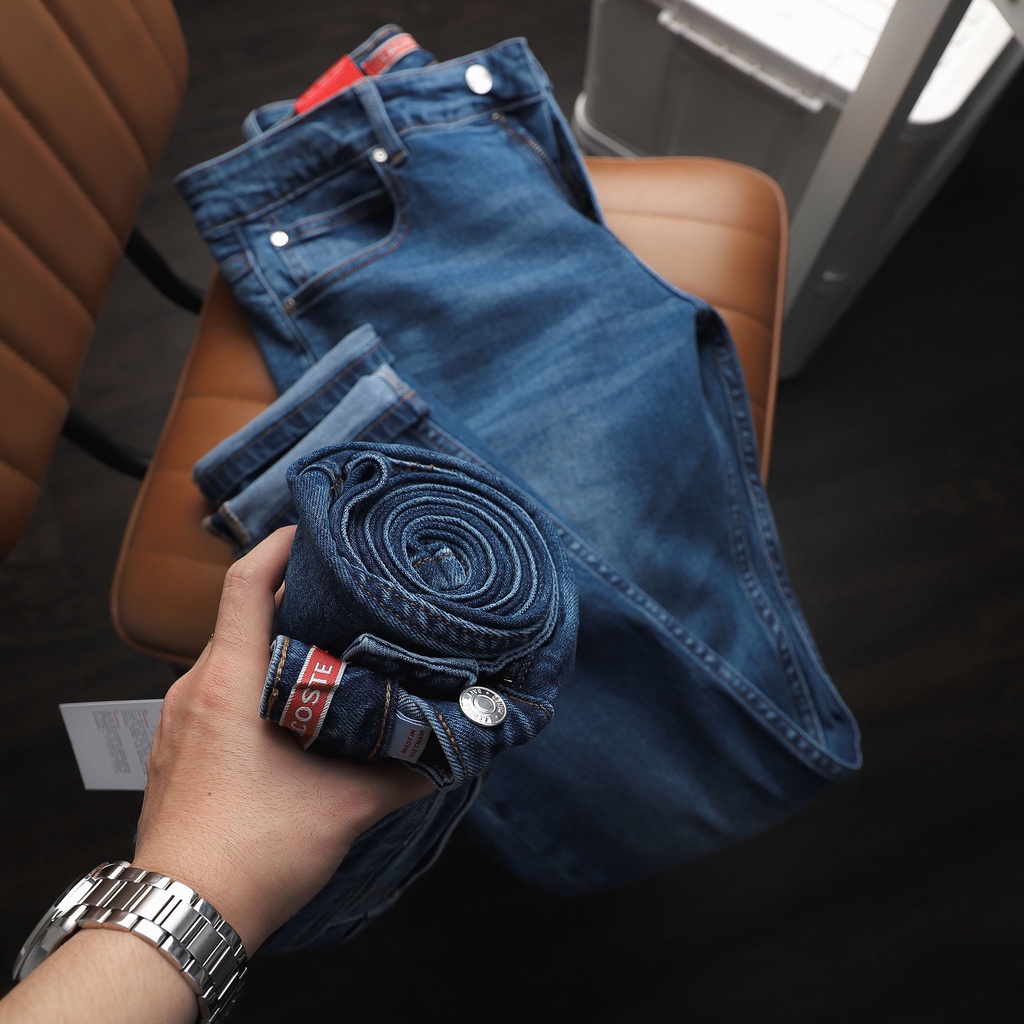 QUẦN BÒ - QUẦN JEAN - L.C - BLUE  - FORM SLIM FIT - CODE: 221258