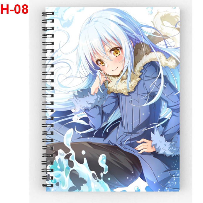 Sổ Lò xo , sổ gáy xoắn anime Tensei Shitara Slime Datta Ken - Rimuru Tempest