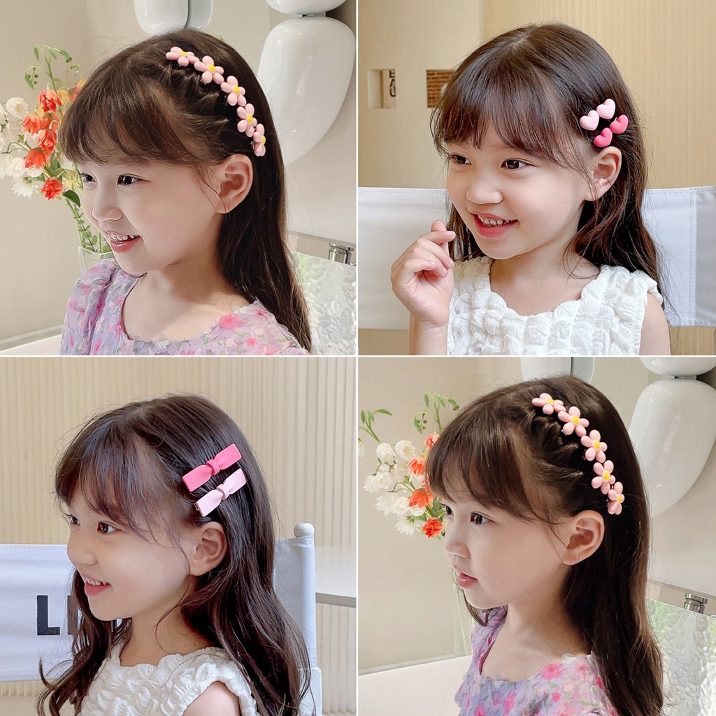 Set kẹp tóc hàn quốc dành cho nữ, hàng có sẵn