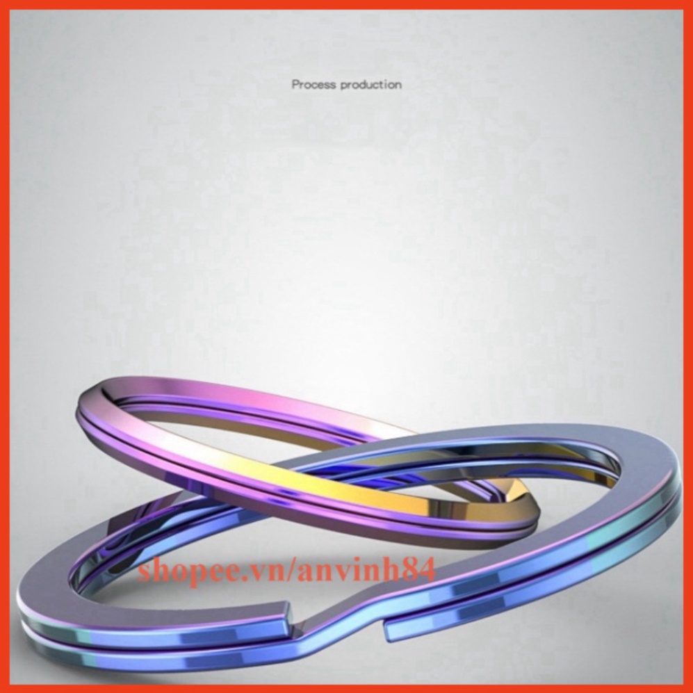 Vòng Treo Chìa Khoá Sprit Beast Thép Không Gỉ, Xâu Chùm Chìa Khóa, Vòng Chùm Khóa Xi Titan ảnh thật Sp