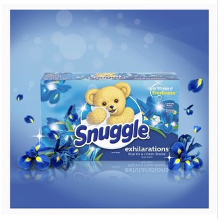 Giấy thơm snuggle exhilaration blue iris & ocean breeze - hàng mỹ.