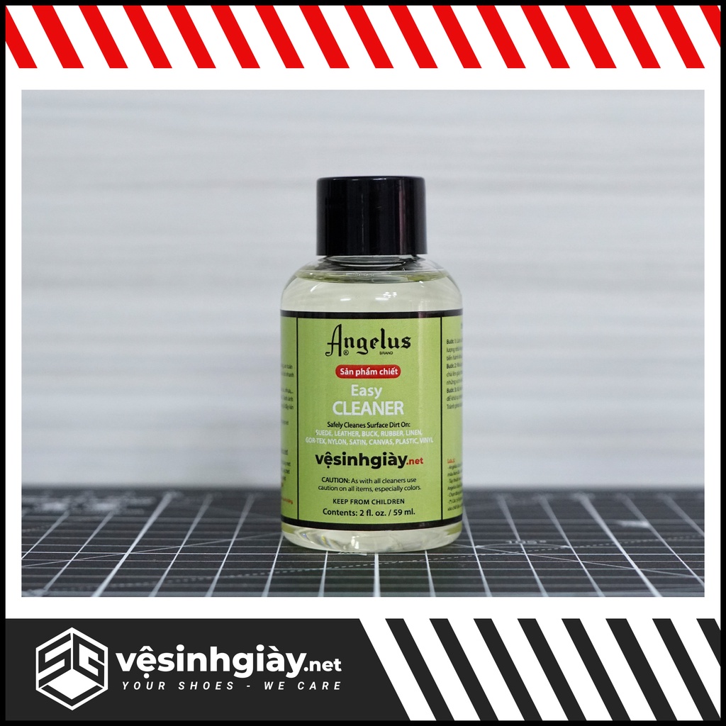 Dung dịch vệ sinh giày, túi xách Angelus Easy Cleaner - 59ml