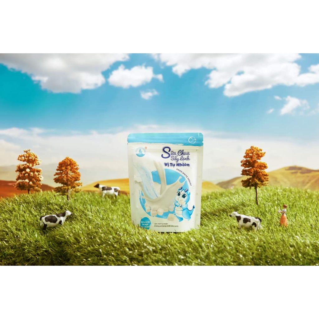 SỮA CHUA SẤY LẠNH HẠ LONG - 4 vị siêu ngon mua 20 gói tặng 1 gói