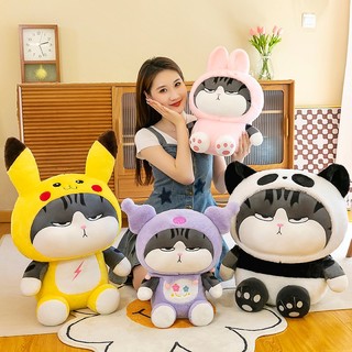  Gấu bông mèo hoàng thượng cosplay thỏ hồng panda ếch xanh pikachu stitch siêu cưng  22cm--->80cm  hàng xịn cao cấp 