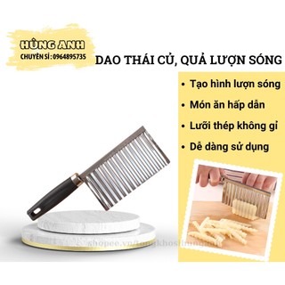 Dao thái củ quả lượn sóng, dao cuộn sóng thái lát củ quả giá rẻ ha027